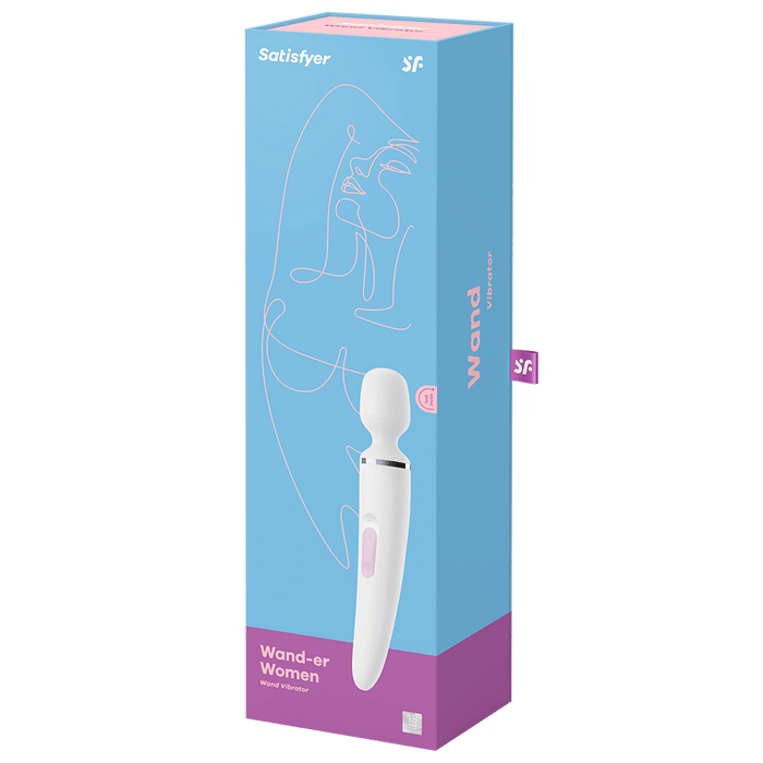 Satisfyer Wand-er Woman White vibrējošais masieris