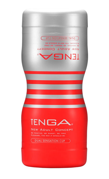 Dual Sensation Cup – Vienreizējais masturbators ar maigu un intensīvu stimulāciju vienā kausā