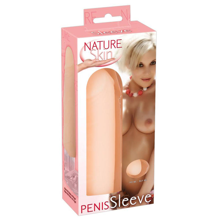 Nature Skin Penis Sleeve dzimumlocekļa gals