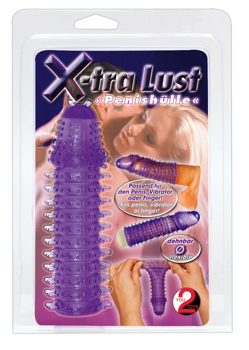 Насадка Xtra Lust для пениса – эластичное и стимулирующее покрытие для мужчин и вибраторов