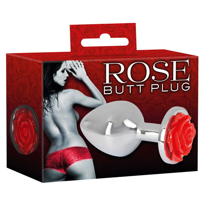 Rose Butt Plug metāla anālais spraudnis