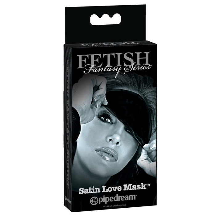 Fetish Fantasy Series Satin Love Mask melnā acu maska