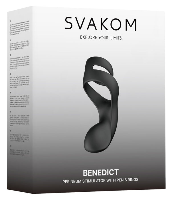 Benedict – elastīgs dzimumlocekļa un sēklinieku gredzens ar perīneja vibratoru papildu baudai