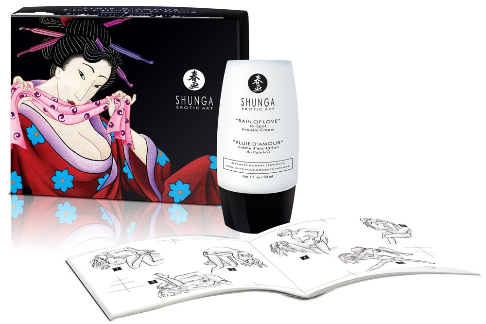 Rain of Love G punkta stimulējošs krēms ar dabīgām eļļām un lietošanas instrukciju 30 ml