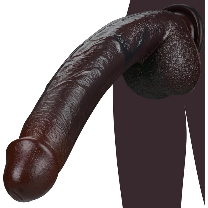 25 cm XXL Dildo – Liels un reālistisks silikona rotaļlieta ar spēcīgu piesūcekni