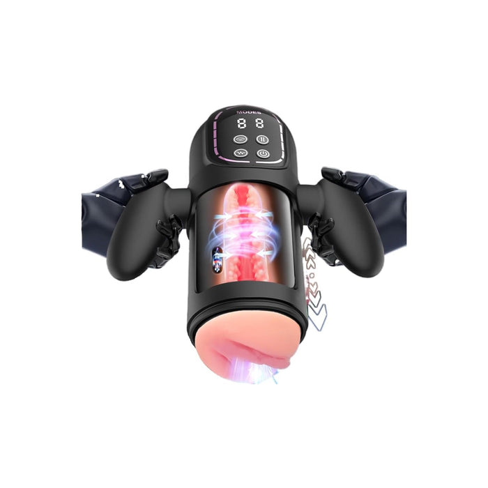 Автоматический вибрирующий мужской мастурбатор с 3 режимами тренировки с сильной присоской