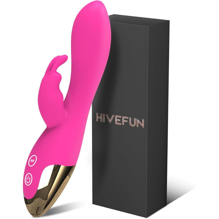 Vibrators sievietēm ar 10 režīmiem un spēcīgiem motoriem dubultai stimulācijai