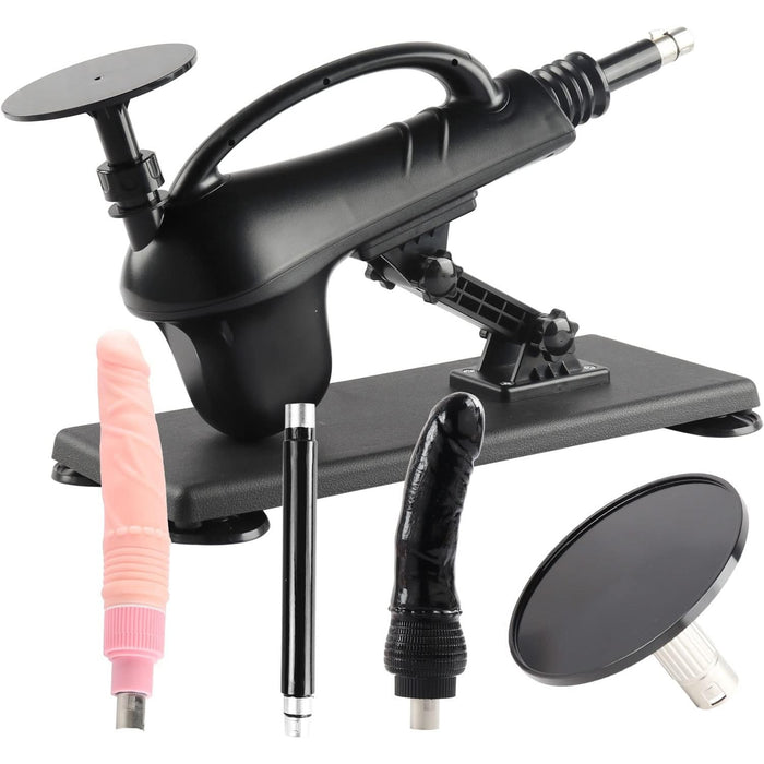 Uzlabota mīlestības mašīna ar 3XLR un anālo dildo komplektu