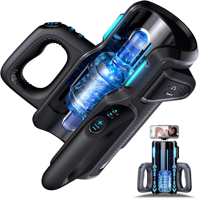 Электрический мужской мастурбатор с сильной присоской и аудио