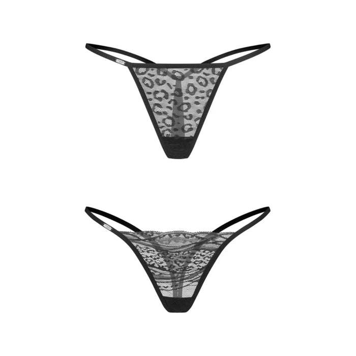 Obsessive Clara 2 biksīšu iepakojums – melnas