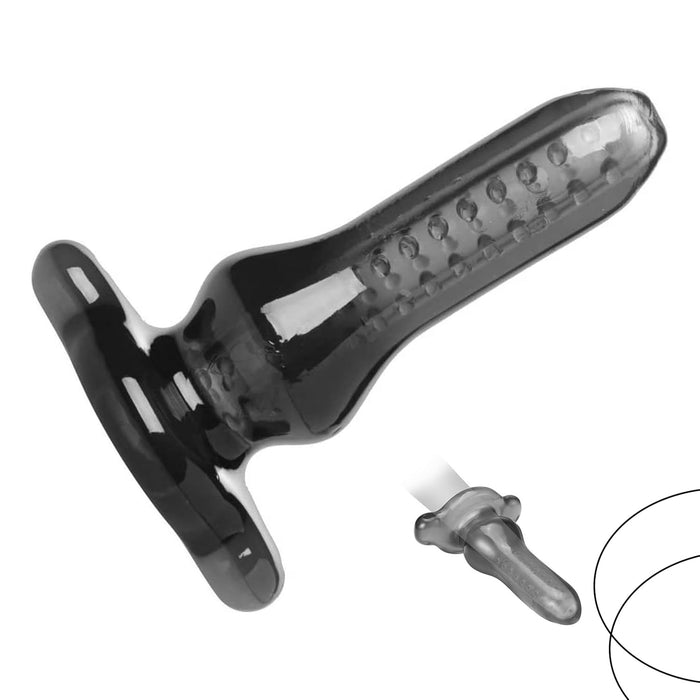 Vīriešu prostatīta masāžas un dilatatora komplekts ar TPE tuneli drošai stimulācijai