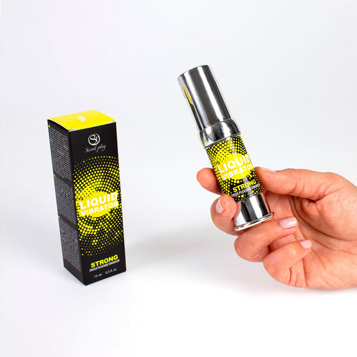 Strong unisex malonumo stiprintuvas – skystas vibratorius intymiai stimuliacijai 15 ml