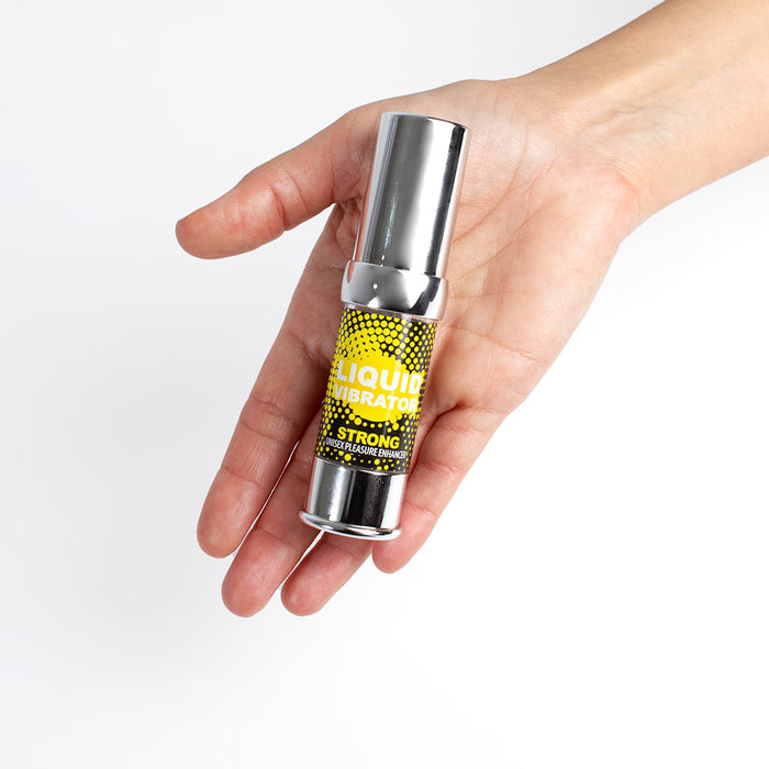 Strong unisex malonumo stiprintuvas – skystas vibratorius intymiai stimuliacijai 15 ml