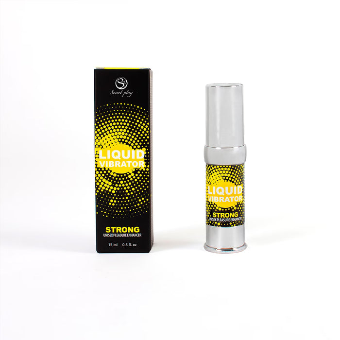 Strong unisex malonumo stiprintuvas – skystas vibratorius intymiai stimuliacijai 15 ml