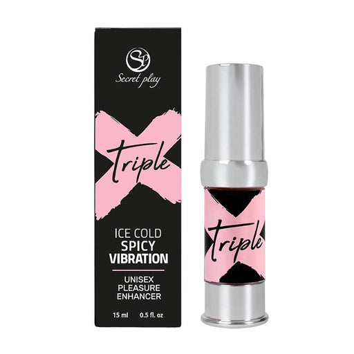 Triple X - unisex malonumo stipriklis, 15 ml, natūralus ir veganiškas