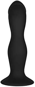 Гибкий анальный дилдо с сильной присоской и изогнутыми формами из мягкого силикона