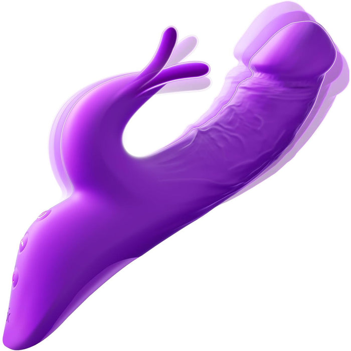 Многофункциональный вибратор с сильной присоской и 10 режимами вибрации для женщин