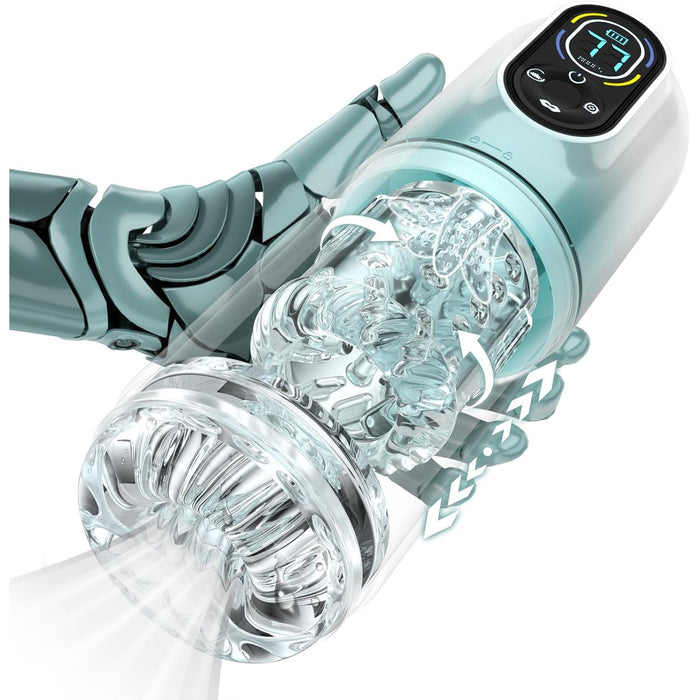 Многофункциональный мастурбатор для мужчин с 7 режимами вибрации и сильной присоской