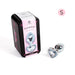 CLEAR CRYSTAL HEART metalinis pradedančiųjų analinis kaištis su širdies formos pagrindu, 7 cm, 200 g