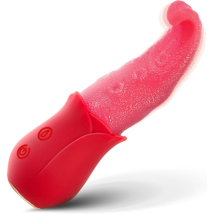 Mēles vibrator ar 10 režīmiem un reālistisku pieskārienu