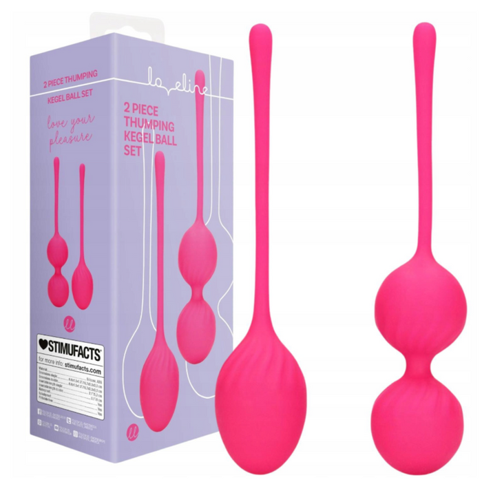 Loveline rozā vaginālie lodītes