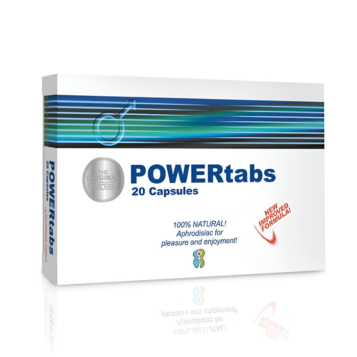 POWERtabs erekciju stiprinošs uztura bagātinātājs, 20 kaps