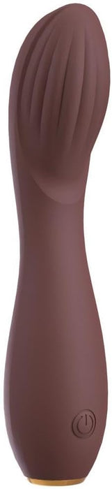 Hazel mīksts silikona vibrators ar biezu G punkta galu un 10 režīmiem