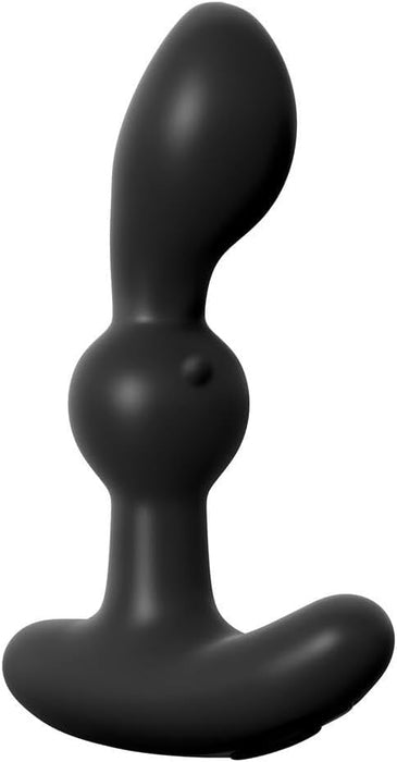 Prostatas vibrators ar klitora stimulatoru – melns, universāls izmērs