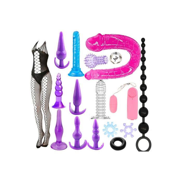 17 daļu BDSM komplekts – aizraujošām spēlēm un romantikai