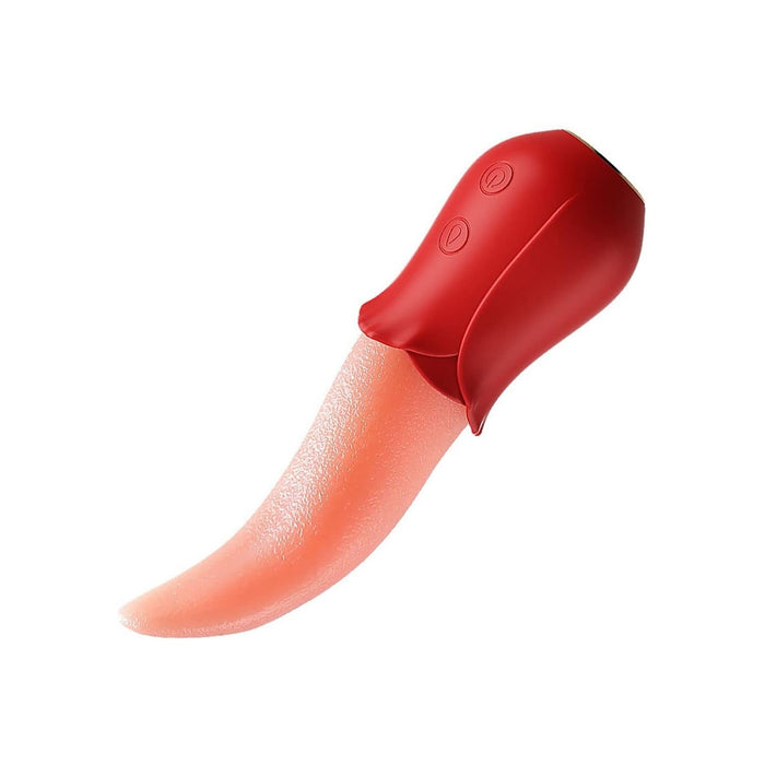 Reālistisks Klitora Mēles Vibrators ar 10 Vibrācijas Režīmiem un USB Uzlādi