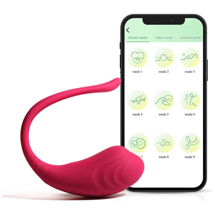 Ergonomisks G punkta vibrators ar 9 vibrācijas režīmiem un aplikācijas kontroli
