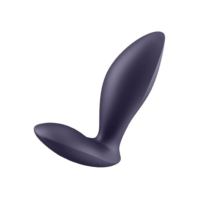 Вибратор Power Plug с сильной присоской, 9 см, силикон, водонепроницаемый, с управлением приложением