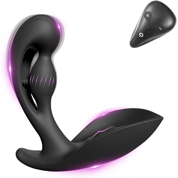 Стимулятор простаты для мужчин с 10 режимами вибрации и сильной присоской