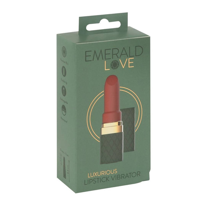 Emerald Love lūpu krāsas formas mini vibrators