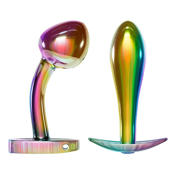 Набор металлических анальных стимуляторов Rainbow Colours