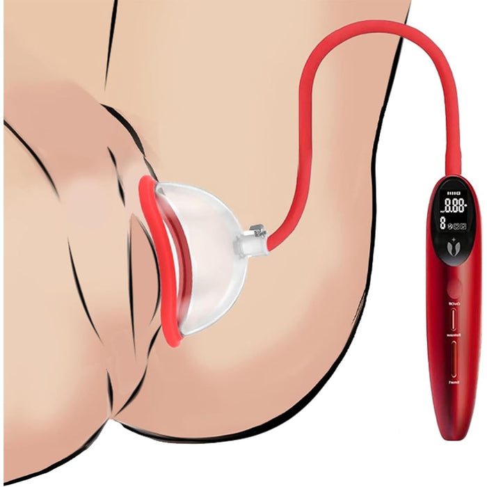 Электрический клиторный вакуумный стимулятор с сильной присоской для женщин