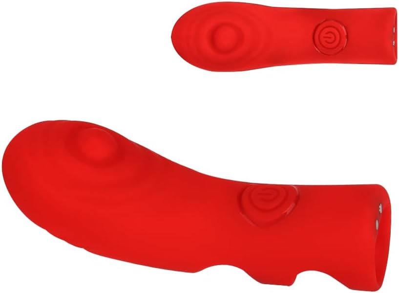 Мини-вибратор для пальца с 10 режимами вибрации и сильной присоской