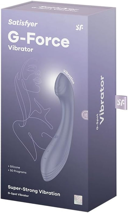 G-taustiņa vibrators G-Force ar 50 vibrācijas režīmiem un ērtu lietošanu