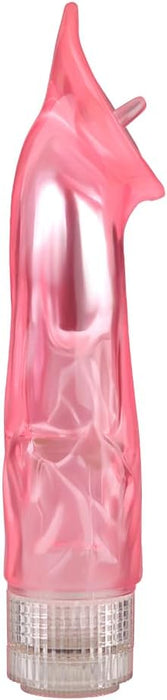 Гибкий вибратор для клитора с цветочным дизайном и сильной присоской