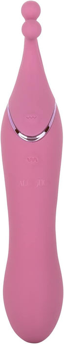 Divpusējs masāžas vibrator ar 7 vibrācijas funkcijām un drošu silikonu