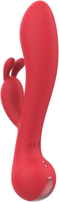 Amour Camille Sarkanā Rabbit Vibrators 22 cm ar 5 režīmiem