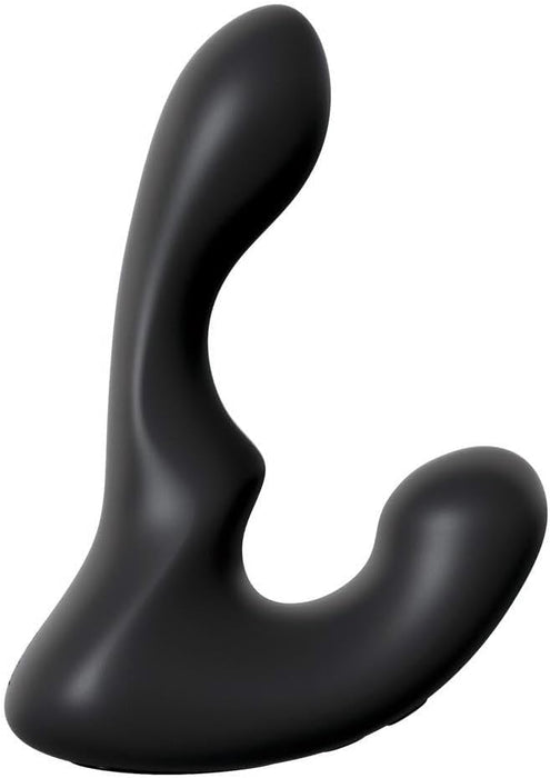 Ergonomisks prostatas vibrators ar klitora stimulētāju un 9 režīmiem