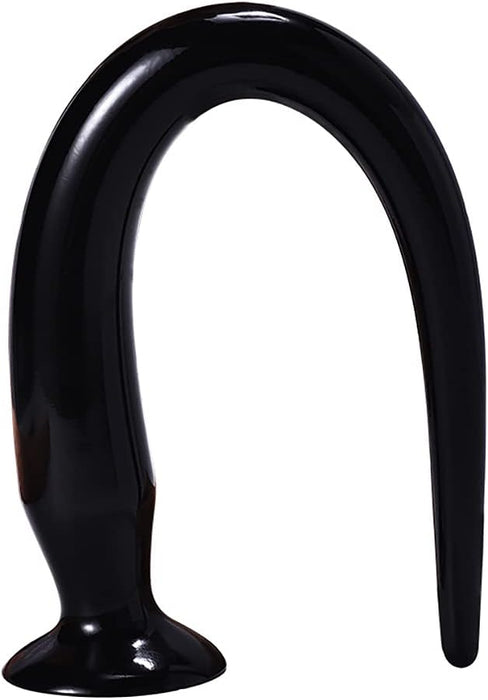 Мягкий реалистичный анальный дилдо с сильной присоской - средний размер