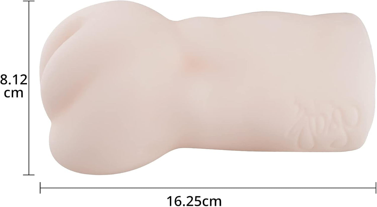 Реалистичный мужской мастурбатор с клитором и губками, с сильной присоской