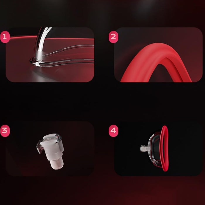 Вакуумная Клиторальная Помпа с Сильной Присоской для Интенсивной Стимуляции