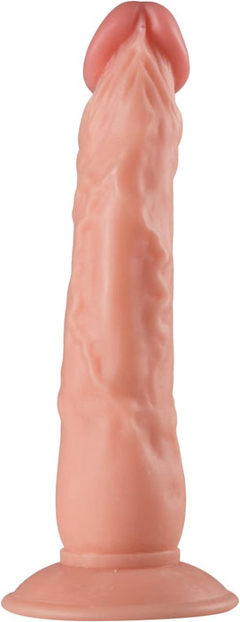 Realistisks 23 cm silikona dildo ar stipru piesūcekni