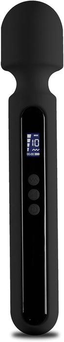 THE ROCK XXL Vibrators ar premium silikona uzgaļiem un jaudīgu vibrāciju 10 režīmos