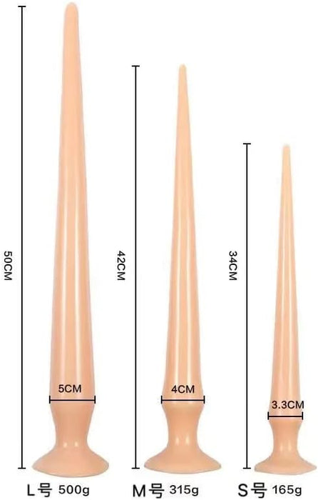 Гибкий дилдо с сильной присоской и изгибом для комфортной стимуляции
