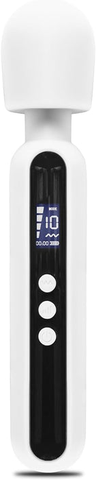 THE ROCK XL 23,5 см мощный вибратор для женщин с дисплеем и сильной присоской