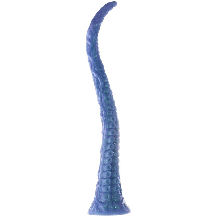 28 cm garo tentakļu dildo ar spēcīgu piesūkni no silikona